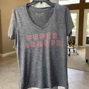 Under Armour gray athletic top